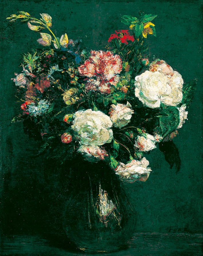  方丹·拉图尔 Fantin-Latour 静物 (9)